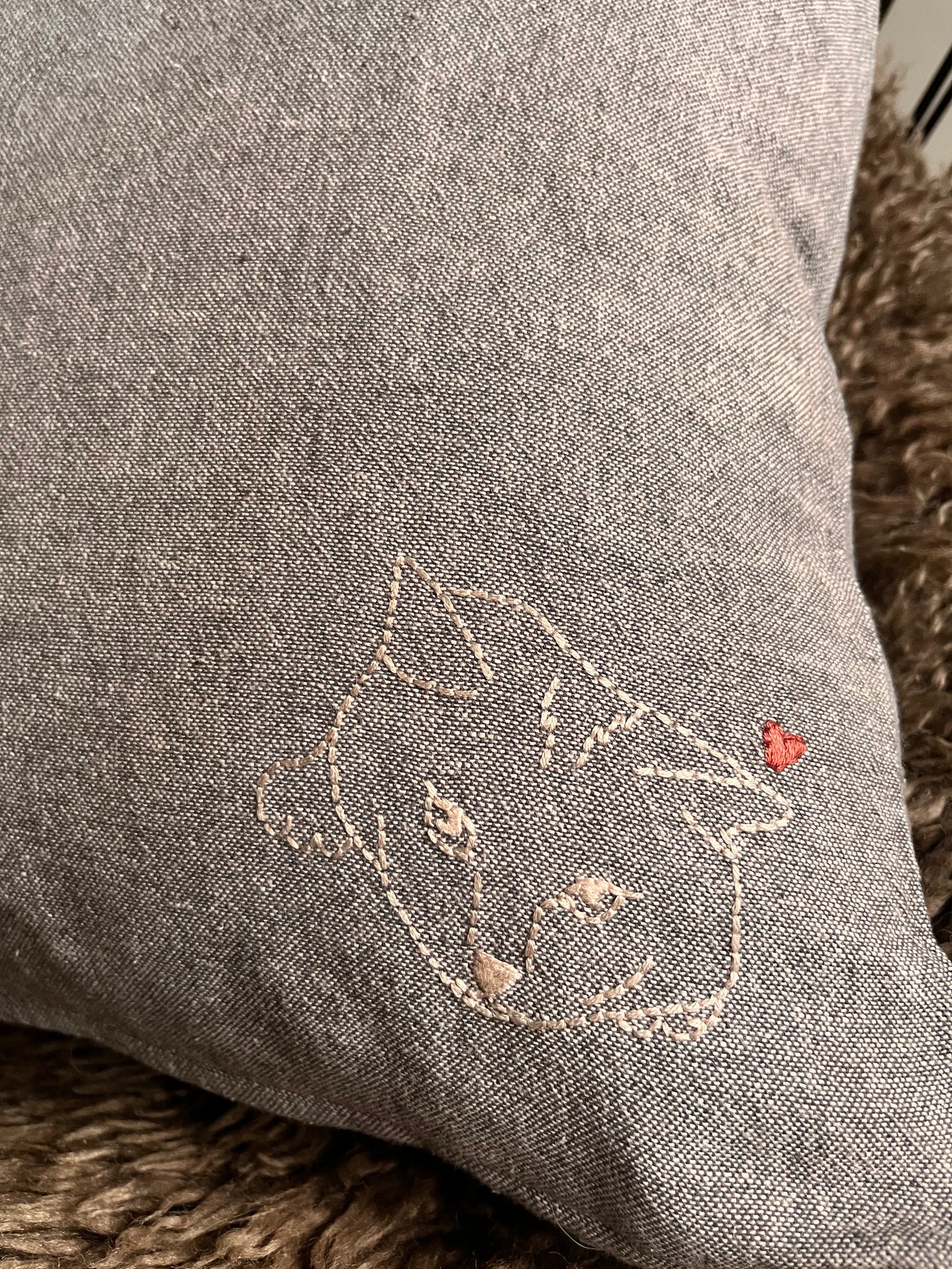 Broderie de nos animaux