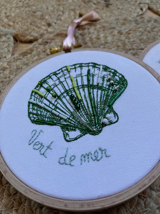 Cercle brode "La Coquille"