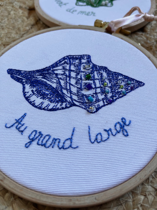 Cercle brodé " Le cormaillot"