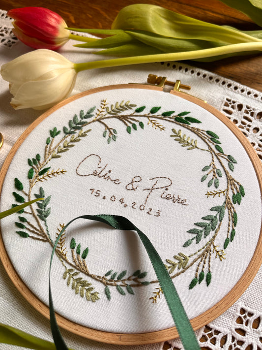 Cercles brodés personnalisés