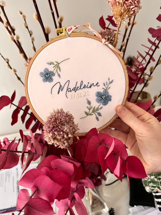 Cercles brodés personnalisés