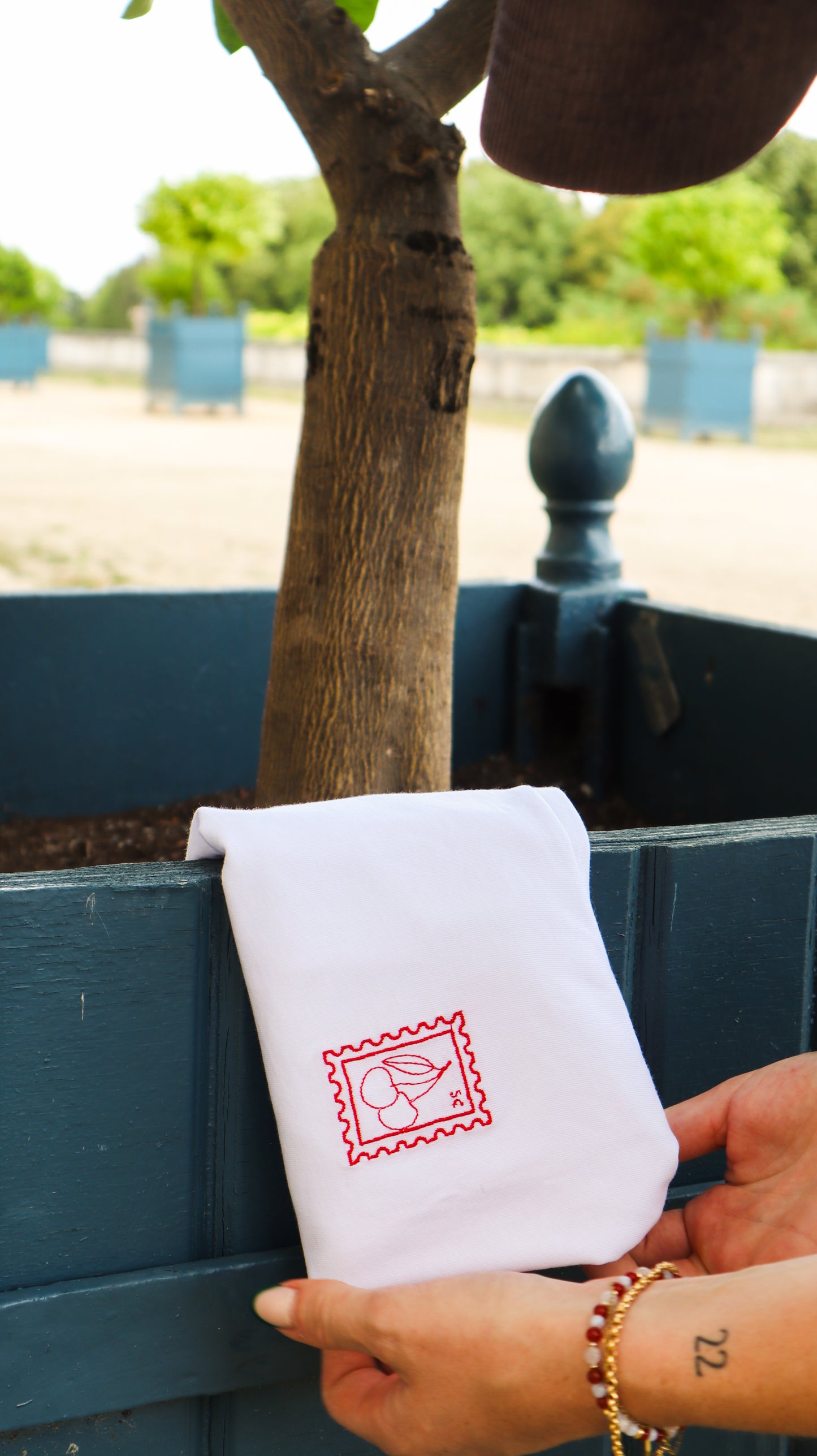 T-shirt Cherry stamp